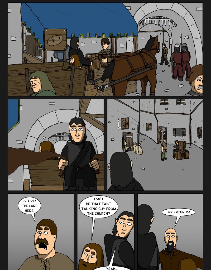 Tales From Somewhere - The Legend - Episode 127, Page 1: Arriving to the town